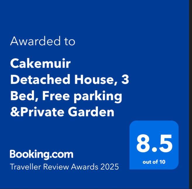 Apartamento Cakemuir Detached House, 3 Bed, Free Parking &Private Garden Edimburgo Exterior foto